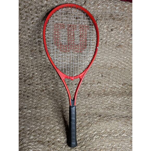 Wilson Pro Staff Precision XL 110 Red Tennis Racket for Adults Grip Size - Picture 1 of 11